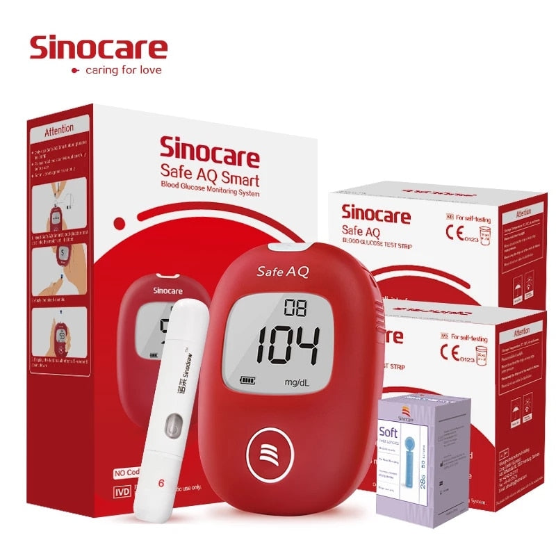 SINOCARE  Smart Blood Glucose Monitoring Kit