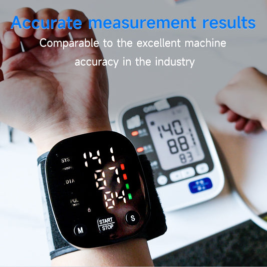 Digital Wrist Blood Pressure and Heart Rate Monitor