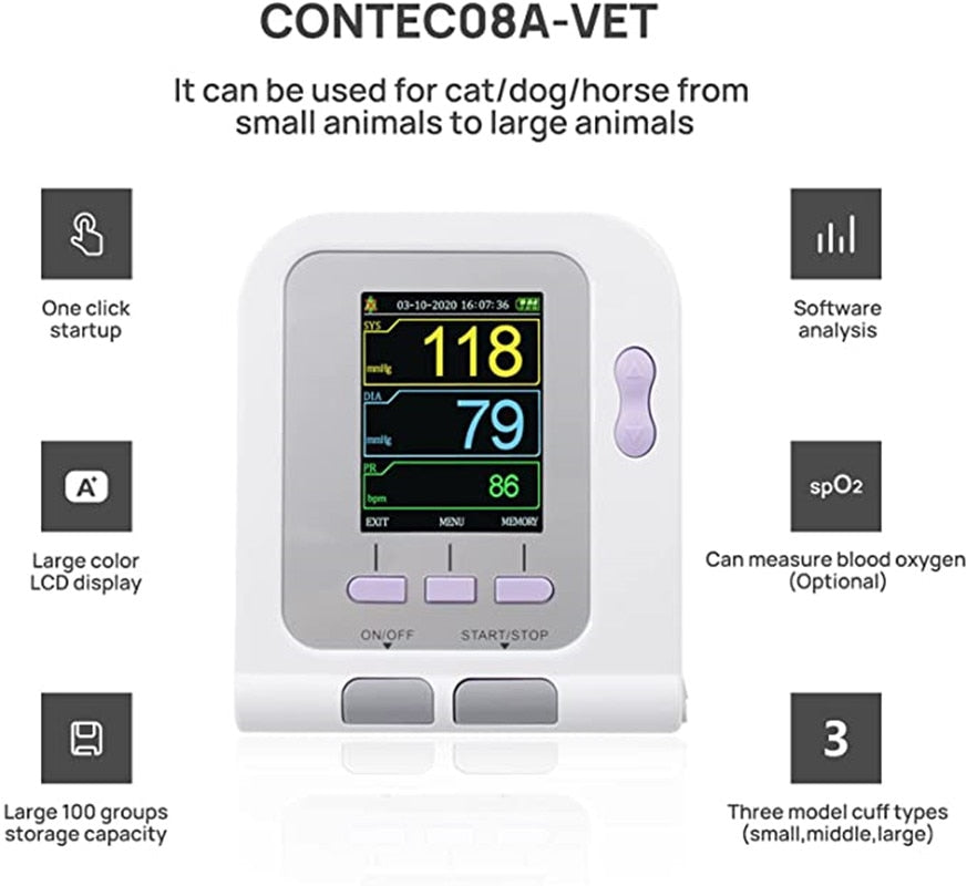 Pet Automatic Blood Pressure Monitor